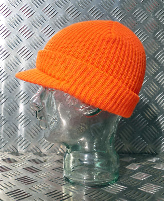 Beanie Arancione/Peak Cappello/Radar CAP-Taglia unica-NUOVO | eBay