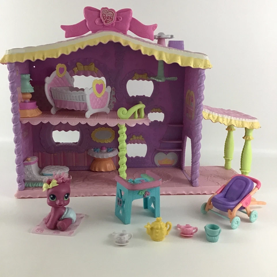 My Little Pony Newborn Cuties Playhouse Nursery Playset Figures Hasbro MLP Toy  - Image 2 of 4