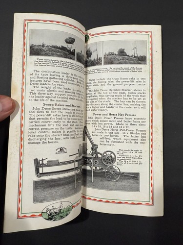 1933 John Deere High Lift Mower Brochures & John Deere Postal Card....3 Items - Picture 8 of 15