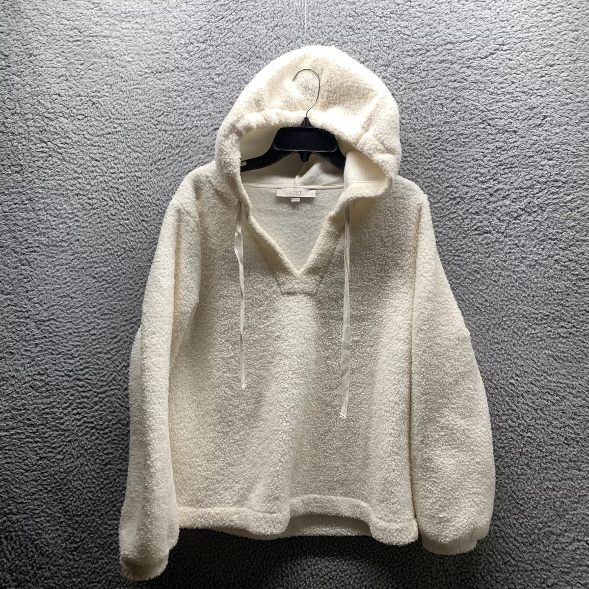 Fuzzy fleece sweater cheap