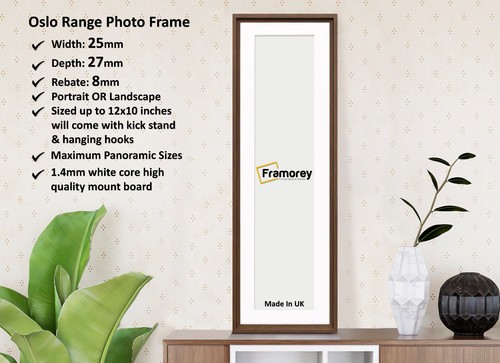 Panoramic Size Picture Frame Oslo Range With or Without White Mount - Picture 73 of 83