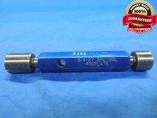 3/4 27 SPL NCL PREPLATE THREAD PLUG GAGE .75 GO NO GO P.D.'S = .7280 & .7319