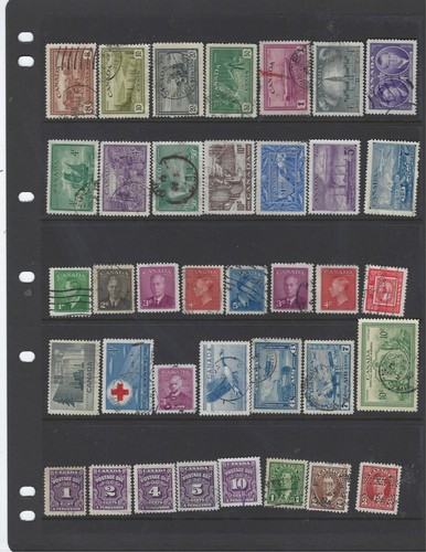 Canada 1937-53 George VI area post coil special delivery air tax 74 Used $46 - Picture 2 of 2