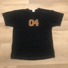 Vintage 90s Y2K FOURSTAR  Skateboards Classic 04 Logo T Shirt XL Black Rare