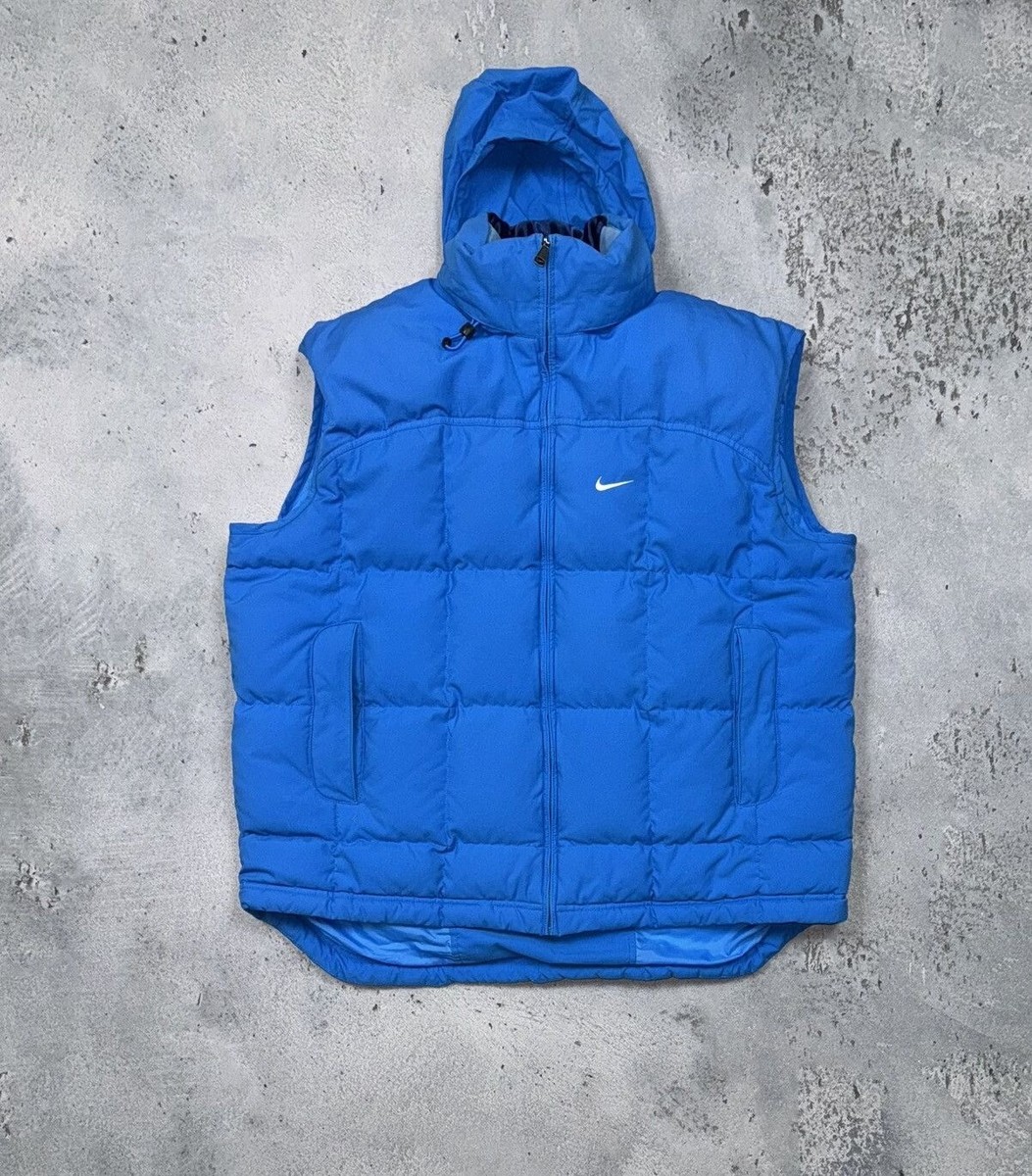 90s old NIKE down vest