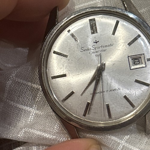 Antique SEIKO SPORTSMATIC CALENDAR 820 AUTOMATIC WATCH Head Only - Picture 5 of 17
