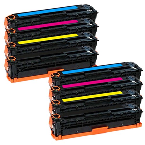 Laser Toner Kartuschen Toner Patronen 8er Set für HP CB540A CB541A CB542A CB543A - Bild 2 von 12