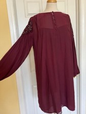 LOFT crochet tent dress size L