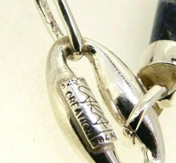 Bracciale vintage anni '70 Made in Italy in argento 925 da donna - Immagine 4 di 4