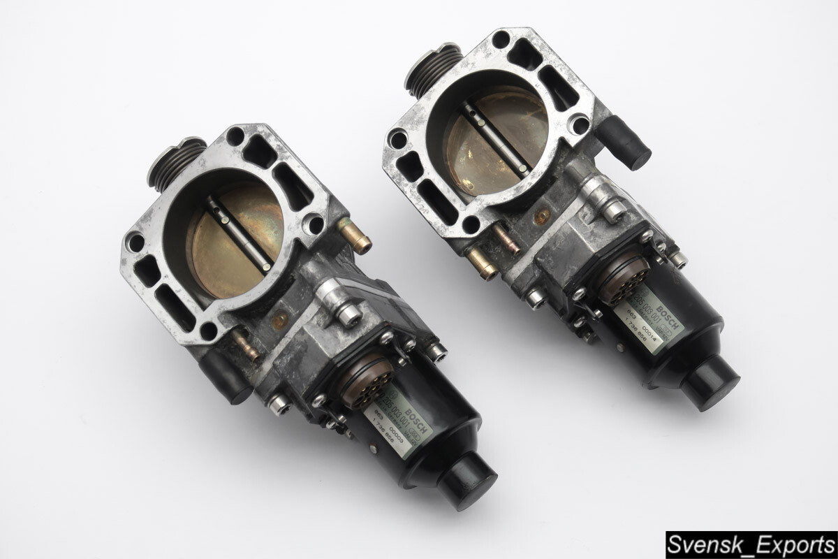 BMW E31 E32 M70 V12 OEM Bosch Electronic Throttle Body PAIR EML DK 