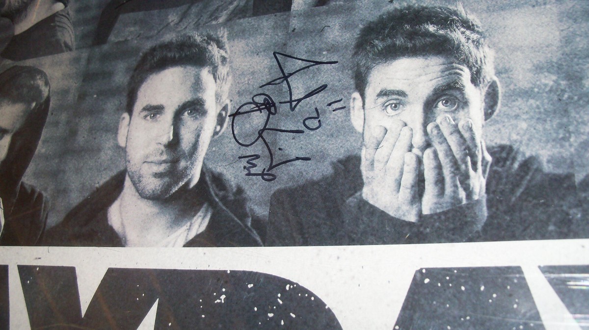 SIGNED BY BAND! MAYDAY PARADE CONCERT POSTER 18x24 - Emo Pop Punk