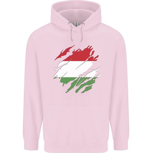 Torn Hungary Flag Hungarian Day Football Childrens Kids Hoodie - Picture 59 of 76
