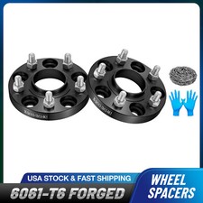 2pcs 20mm Wheel Spacers 5x114.3 For Honda Civic Acura 64.1mm Hub Bore M12x1.5