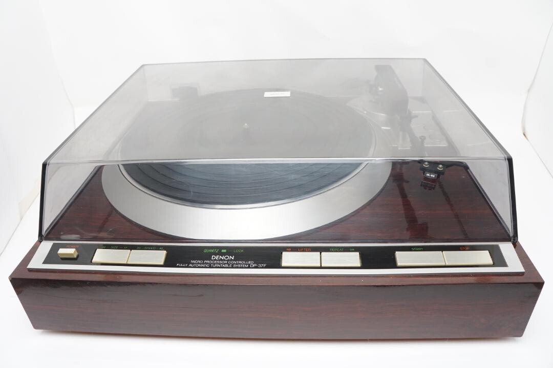 DENON レコードプレイヤー DP-37F デノン　ターンテーブル Denon DP-37F Turntable Direct Drive Turntable Vintage from