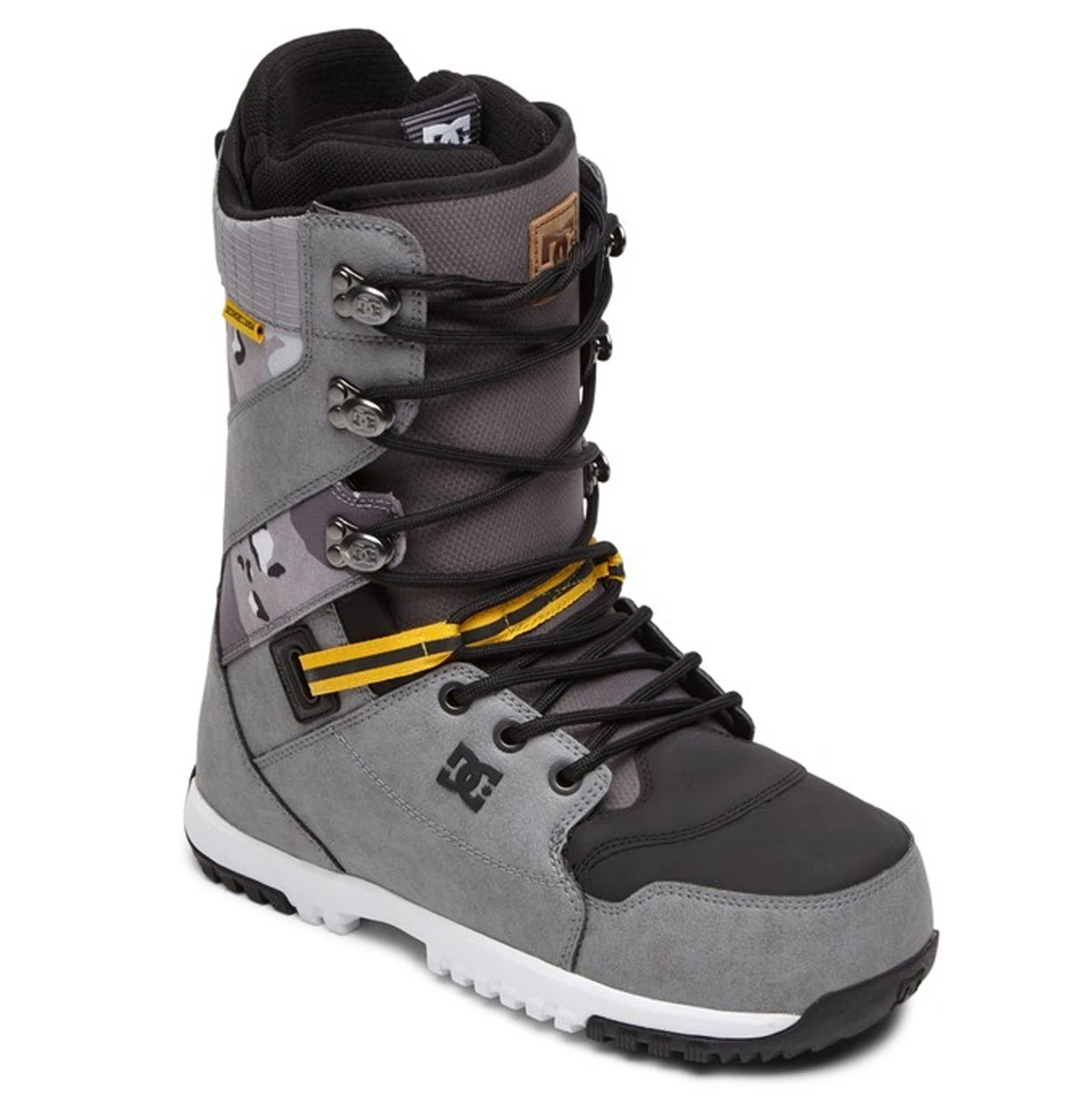 DC Mutiny Laced Frost Gray Men s Snowboard Boots NEW Size 9 eBay