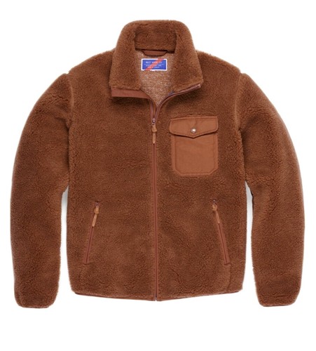 Wool Fleece Jacket Caramel 