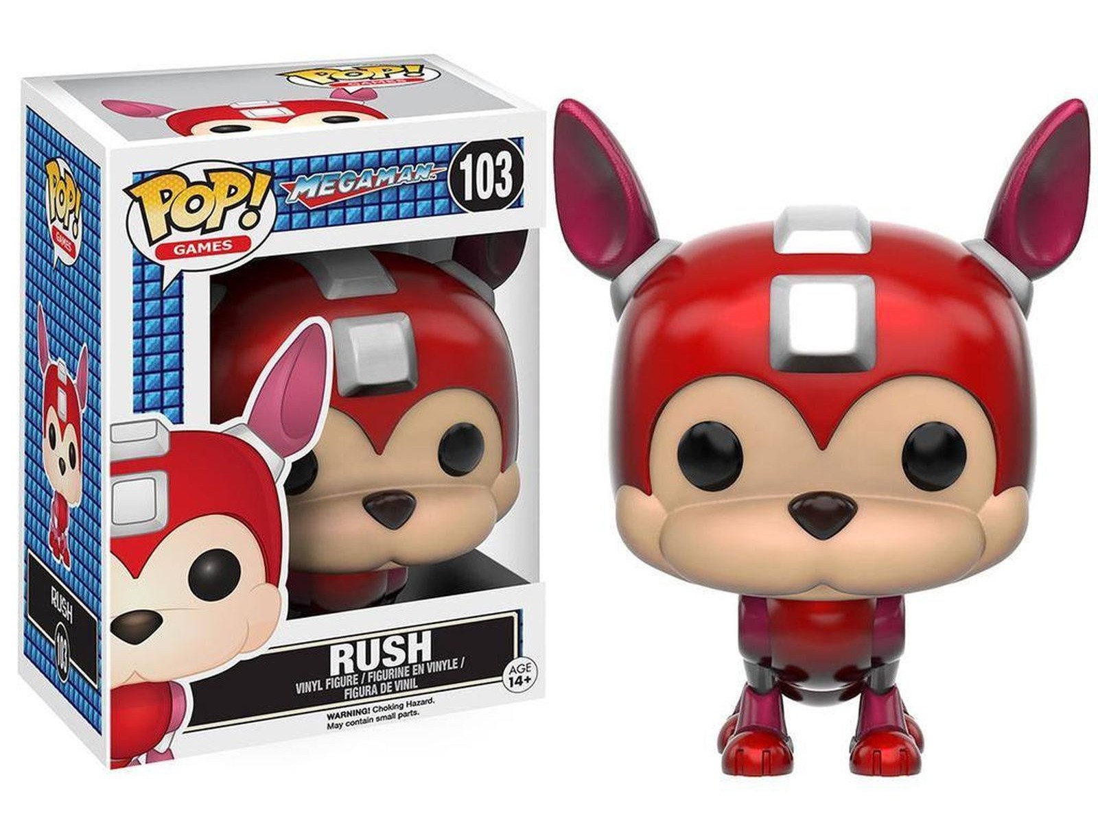 Figurine - Pop! Games - Mega Man - Rush - N° 103 - Funko