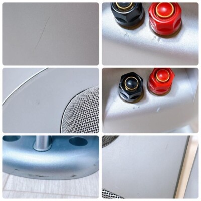 Bowers & Wilkins B&W LM1 Silver Speakers Pair Serial number Rare