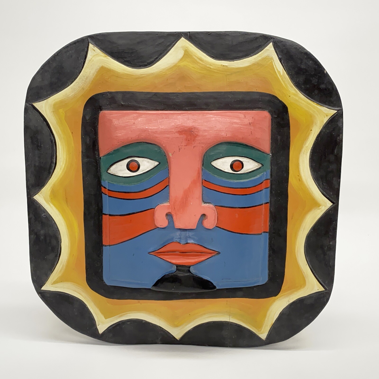 Vintage Laurel Burch Tribal Mask Wall Art 11