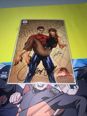 Amazing Spider-Man #2 (Sep 2018, Marvel) Signed by J Scott Campbell, Cover D