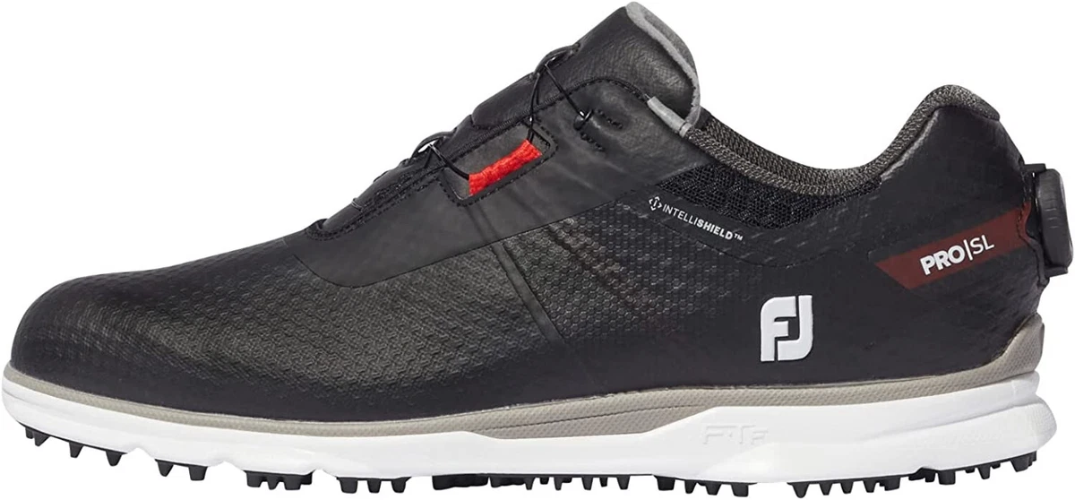 FootJoy Golf Men's Shoes PRO/SL SPORT BOA WIDE 53339 Black Red US9.5(27.5cm)