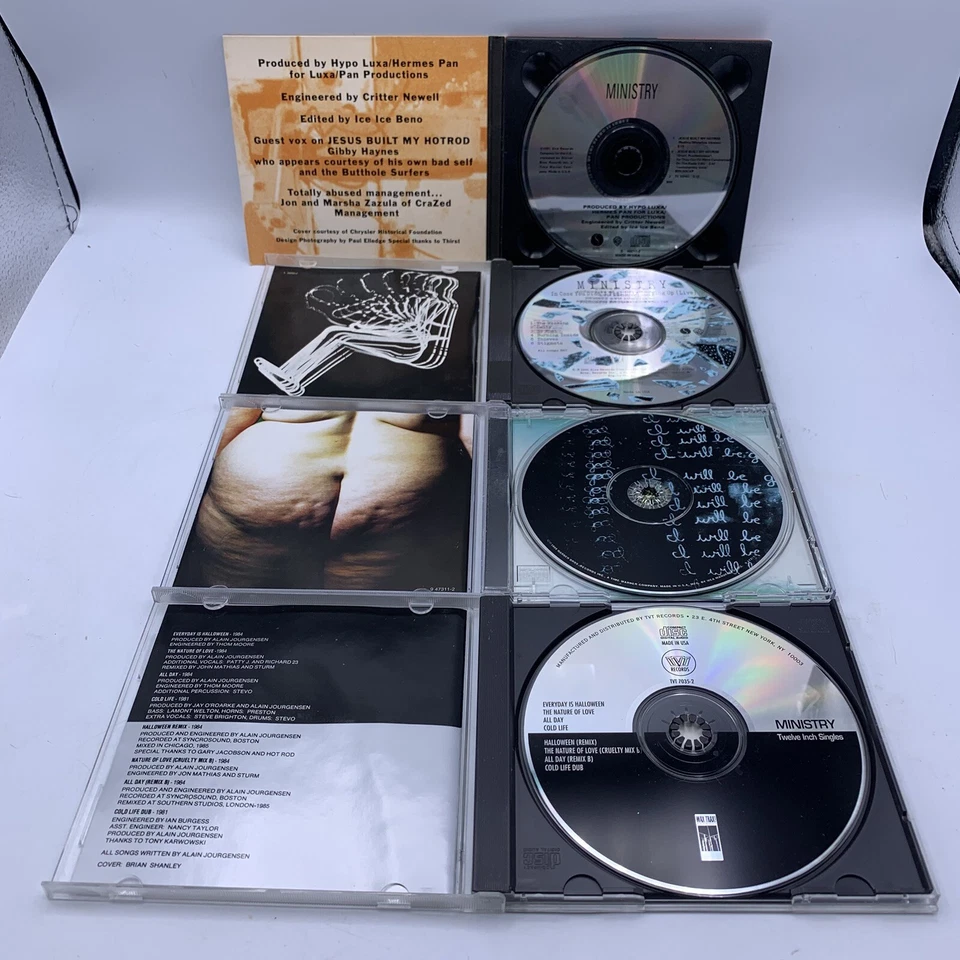MINISTRY 7 CD LOT: Twitch, Jesus Built My Hotrod, Psalm 69, Mind Is A Terrible - Image 4 of 4