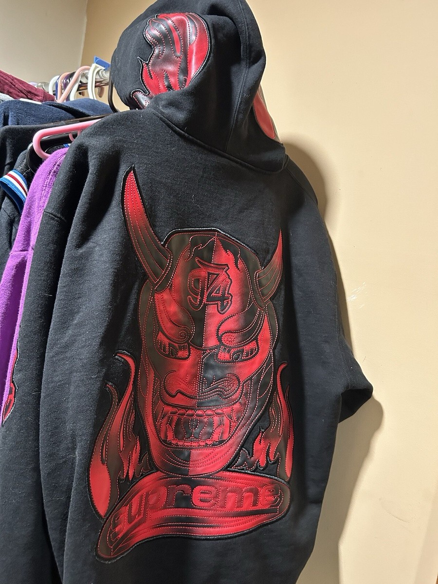 トップス supreme 22ss demon zip up hoodie Supreme Demon Zip Up Hooded Sweatshirt (SS22) - $178