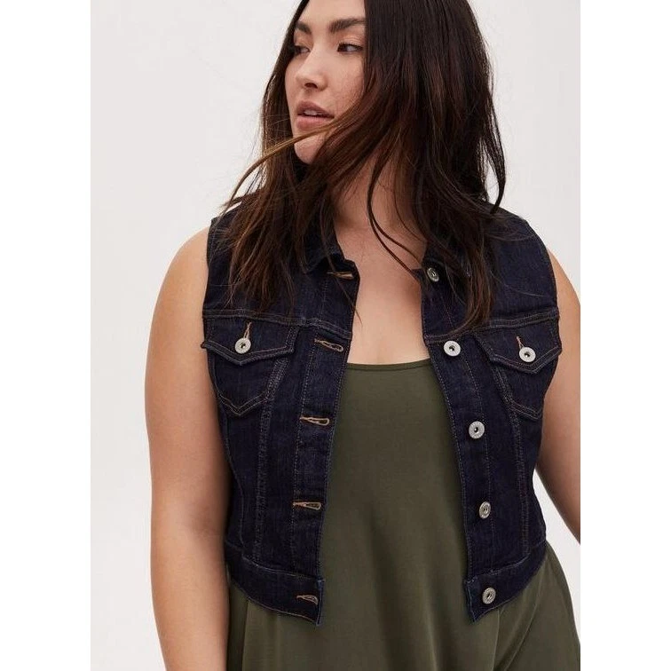 Torrid jean best sale vest