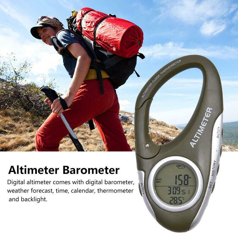 Hiking Mountaineering Digital Altimeter Barometer with Thermometer