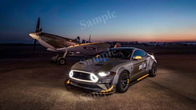 Ford Eagle Squadron Mustang GT 2018 High Res Wall Decor Print Photo Poster