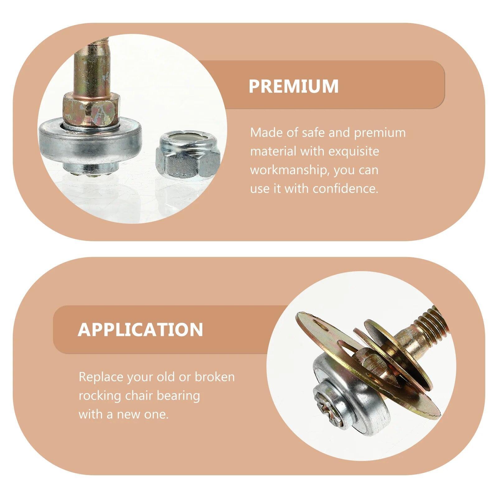 4 Pcs Furniture Bolts Rocking Chair Bearing Screws Kits Glider eBay