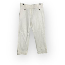 Carolina Herrera White Cropped Chino Pants