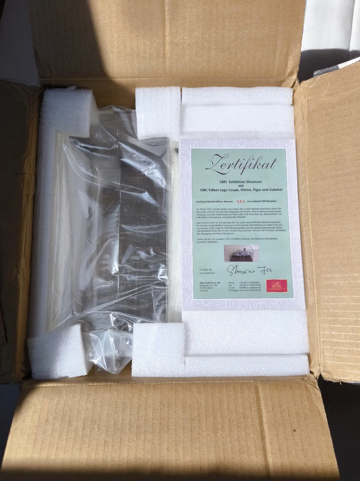 1/18 CMC Talbot Lago Coupé T150 C-SS Teardrop Exhibition Diorama CMC A-018 - Photo 4/4