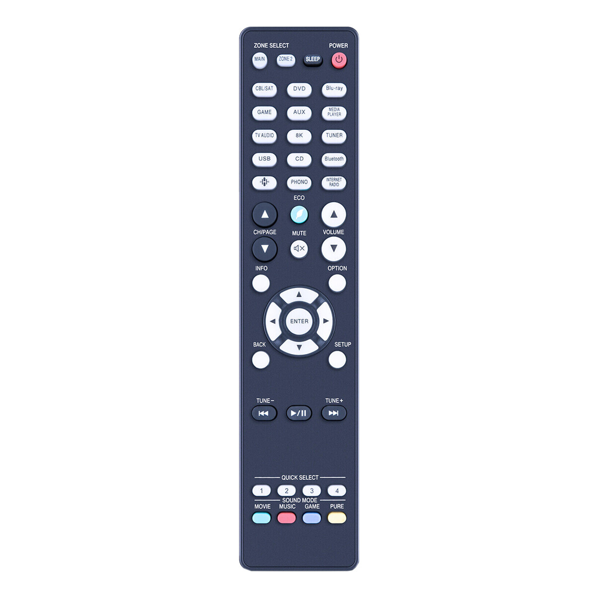 Replacement Remote Control Fit For Denon RC-1257 RC-1258 AVR