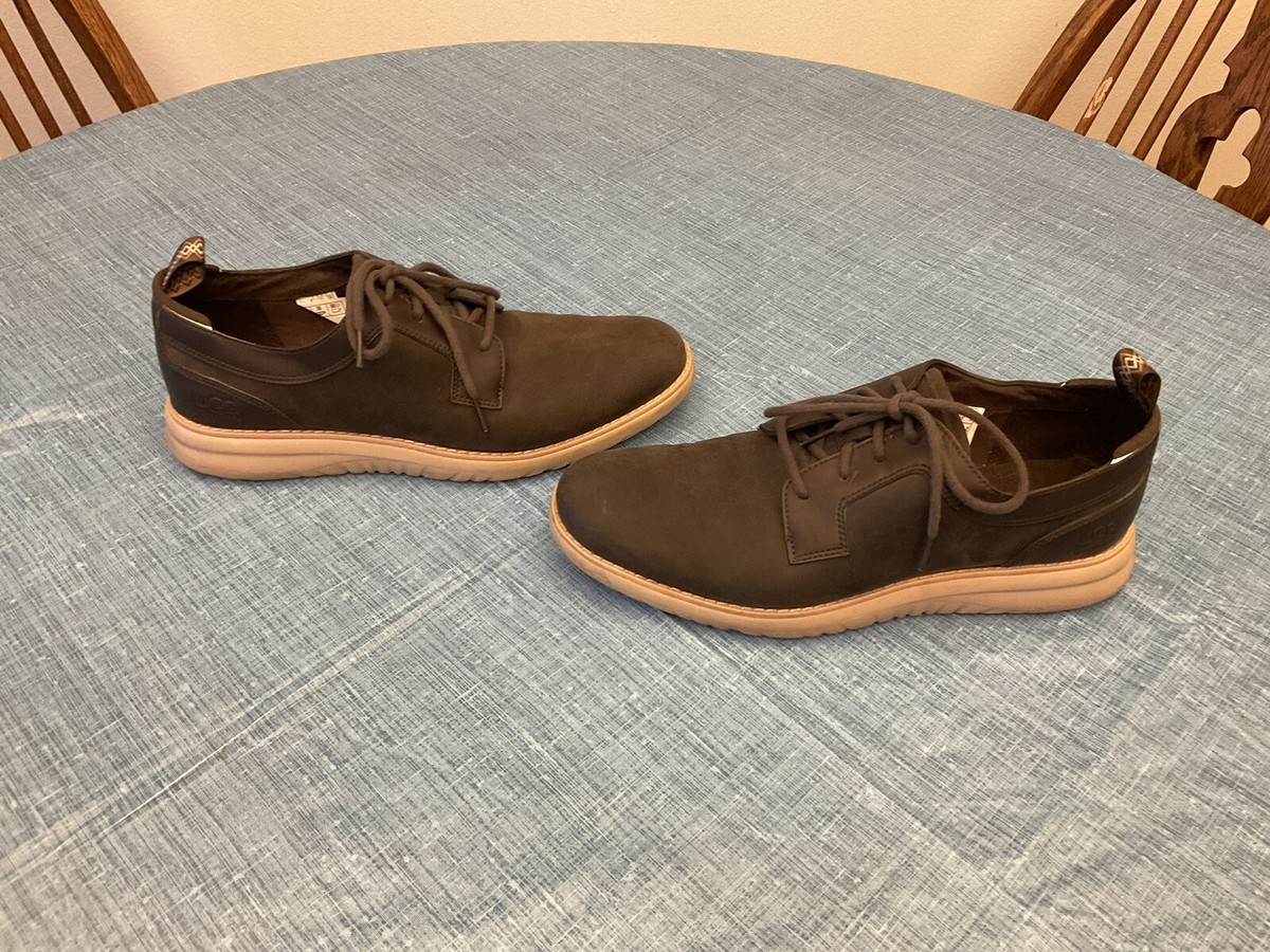 UGG Shoes Dark Brown Leather Oxfords ENERG Comfort System  display picture 1