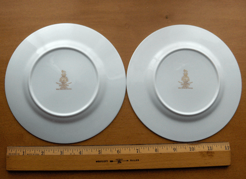 Royal Doulton Sovereign 2 bread plates~fine bone china~England~Pristine-NR! - Picture 3 of 4