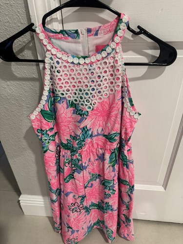 Lily Pulitzer Girls Size 14 Floral Dress NWOT