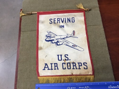 (3) World War II Son in Service Window Flag Banner US Air Force Corps Army Navy - Picture 2 of 11