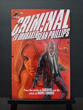 Icon Comics Criminal #1 VF/NM 9.0 Ed Brubaker Sean Philips 2006 Optioned Amazon