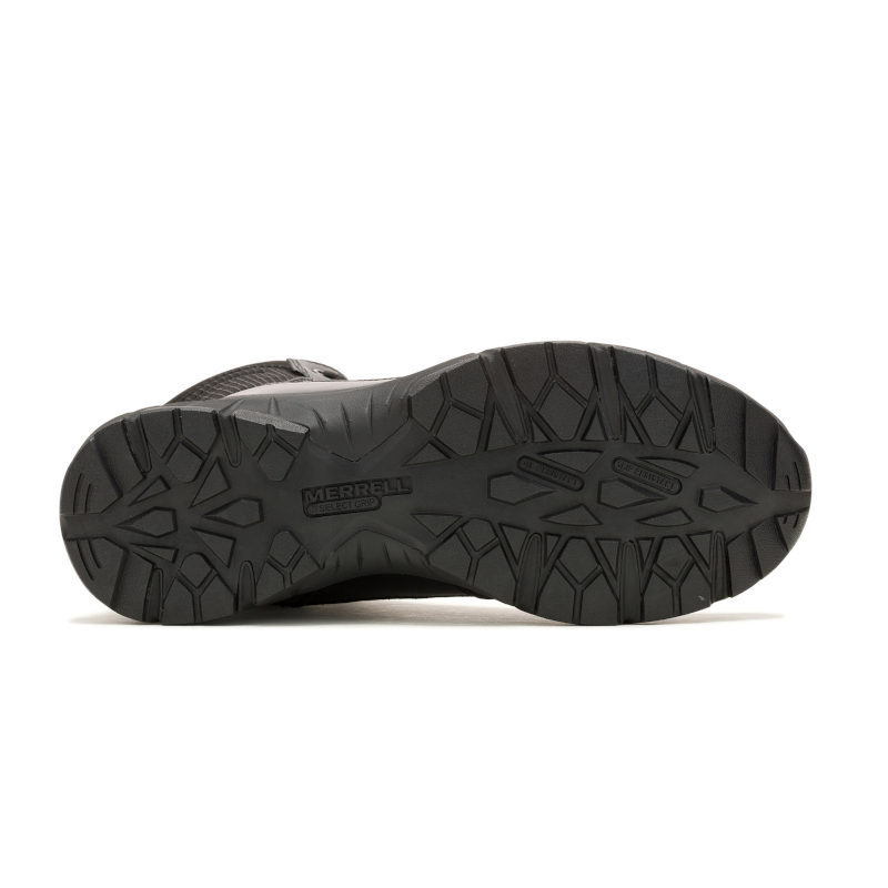 Merrell scarpa da trekking Fullbench Tactical " 8 zip laterale WP Nero