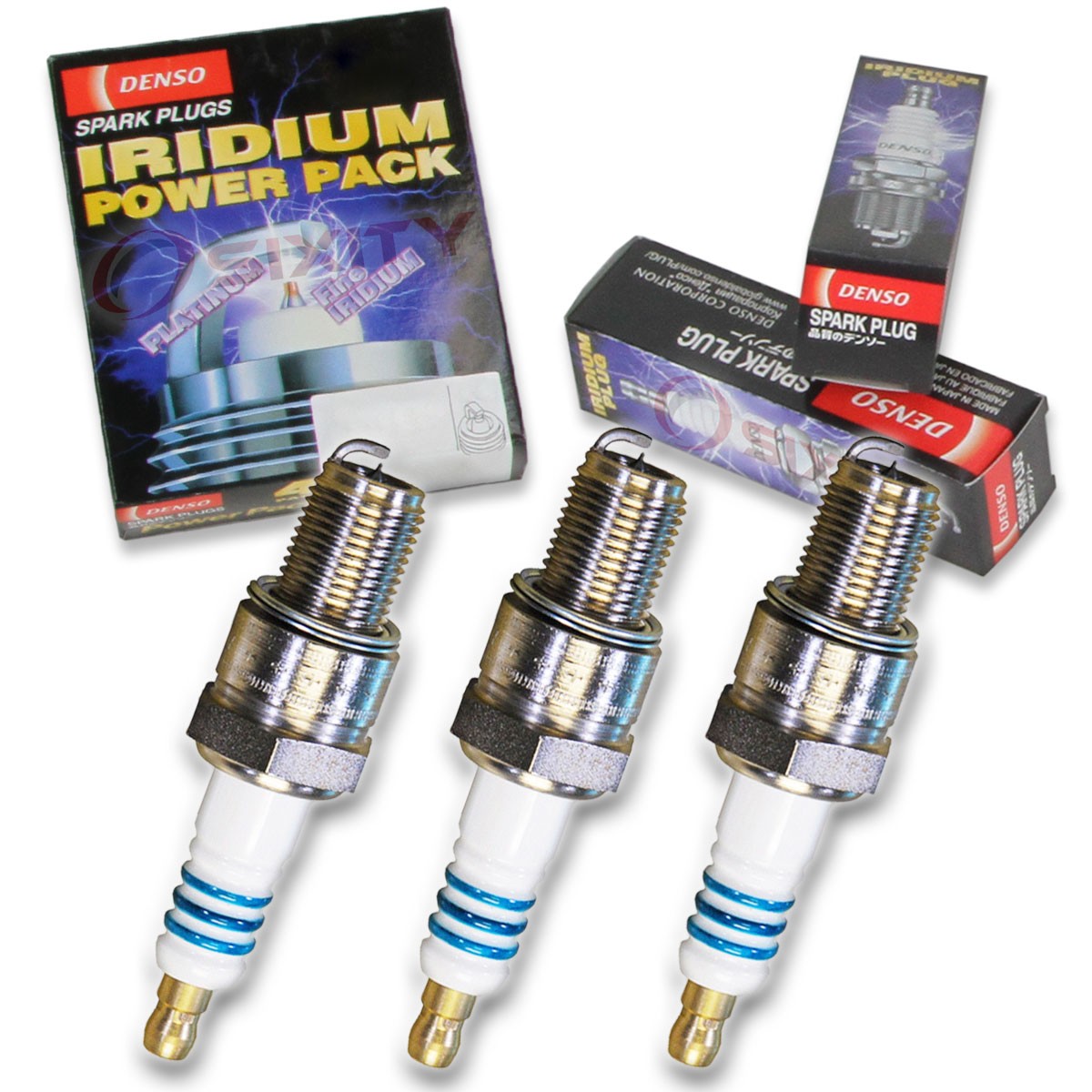 3 pc Denso Iridium Power Spark Plug for Ski-Doo Grand Touring 700 GS ta