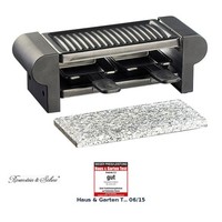 Raclette FüR 2 Personen, Mit Grillaufsatz Und HeißEm Stein, 350 Watt