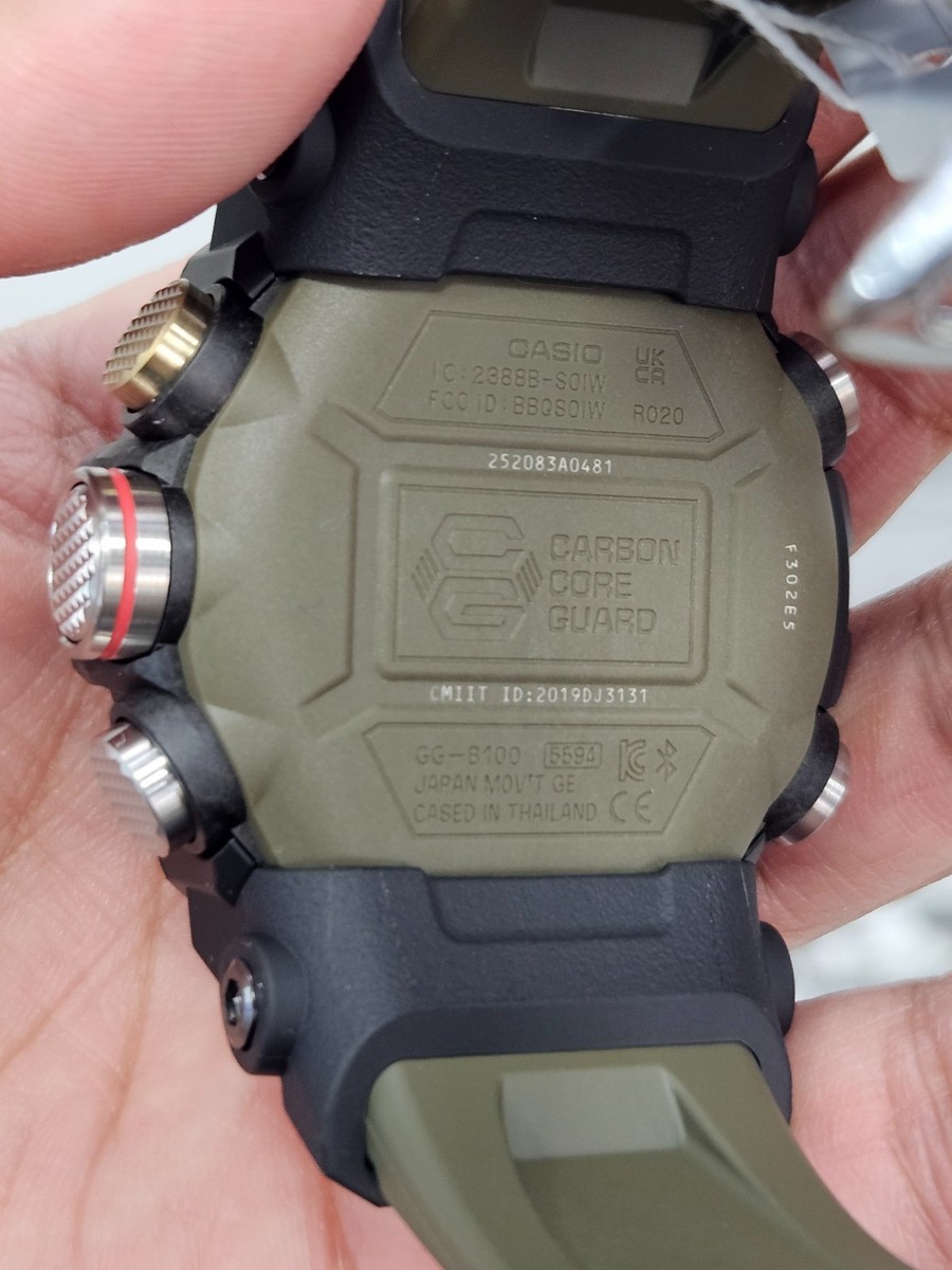 時計 G-SHOCK Mudmaster GG-B100-1A3DR GGB100-1A | Black Mudmaster Men's Watch G-SHOCK | CASIO