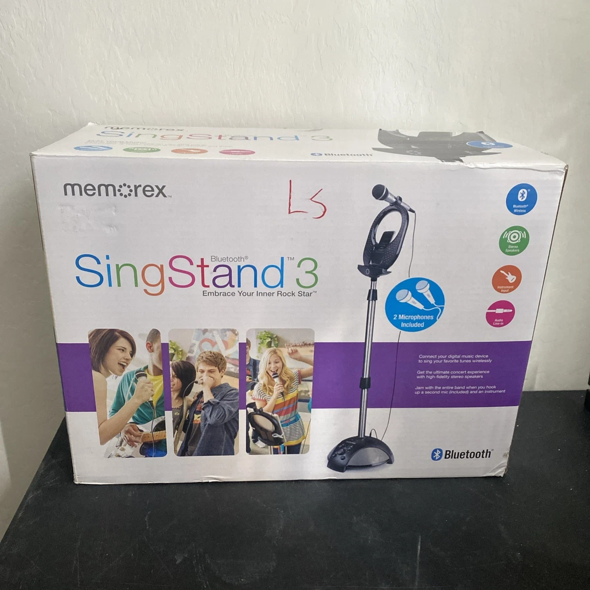 Memorex SING STAND MKS-SS1 Home Karaoke System Plus Microphone & Media