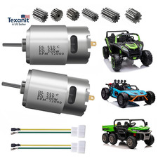 2PCS 24V RS555 12000 RPM Electric Drive Motor for Power Wheels Motor Upgrade,30V