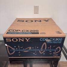 SONY CDP-CX200 Mega Storage 200 CD Player FACTORY SEALED CD Changer BNIB NEW