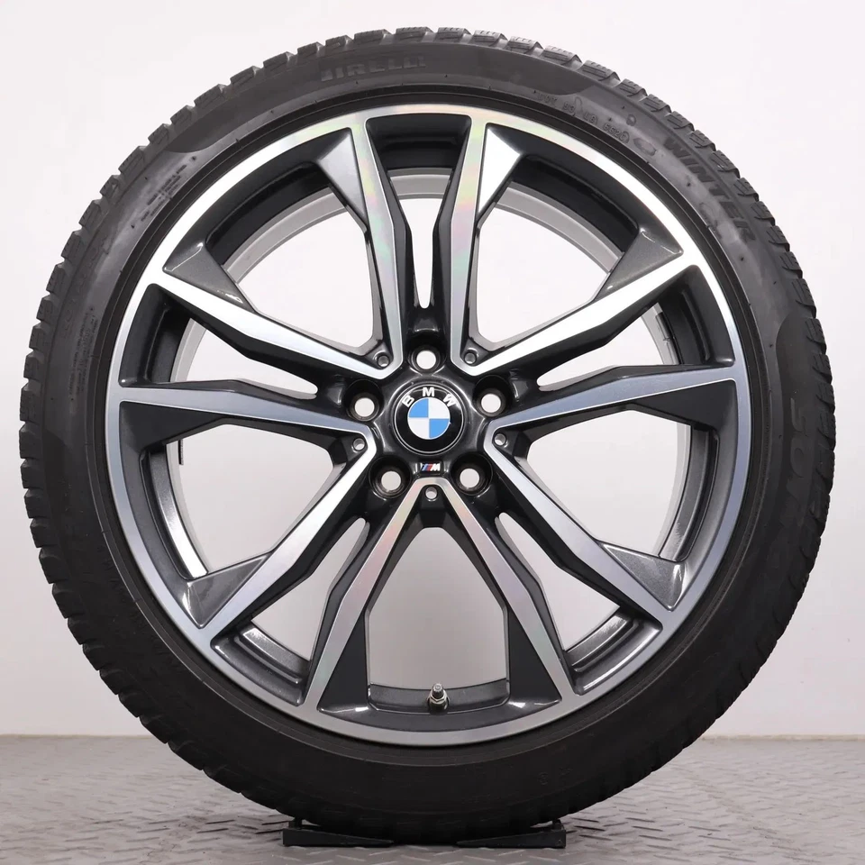 Winterräder 19 Zoll BMW X1 F48 X2 F39 Original Felgen 715M Winterreifen 6mm RDK - Bild 2 von 4