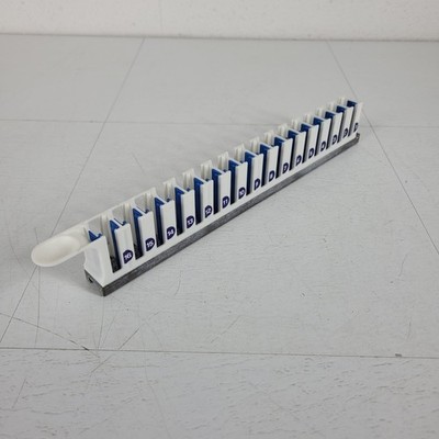 Tecan Freedom Evo Deck Blue 16 Channel 13mm Tube Rack Carrier Sampler 30019986