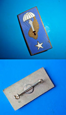 PARACADUTISTI FOLGORE Mostrina singola metallo smaltato anni 50