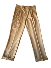 Chaps Men's Suite Separates Dress Pants Pleated/Cuffed 34x32 NWTs Retail $100